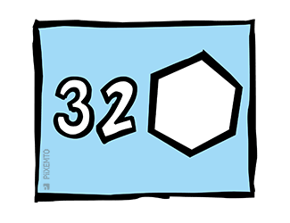 32 Pentagons